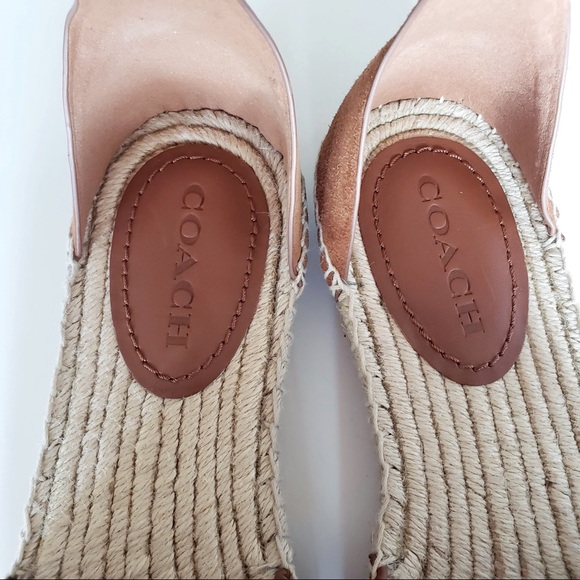 Coach Ankle Strap Astor Espadrille Tea Rose 9.5 - Picture 8 of 15